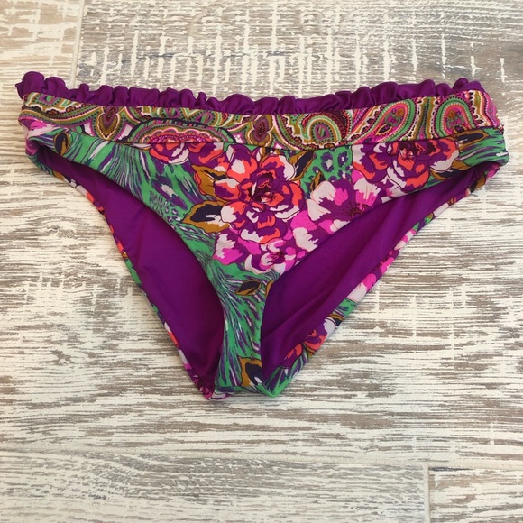 Express Bikini Bottom floral print - Picture 1 of 3